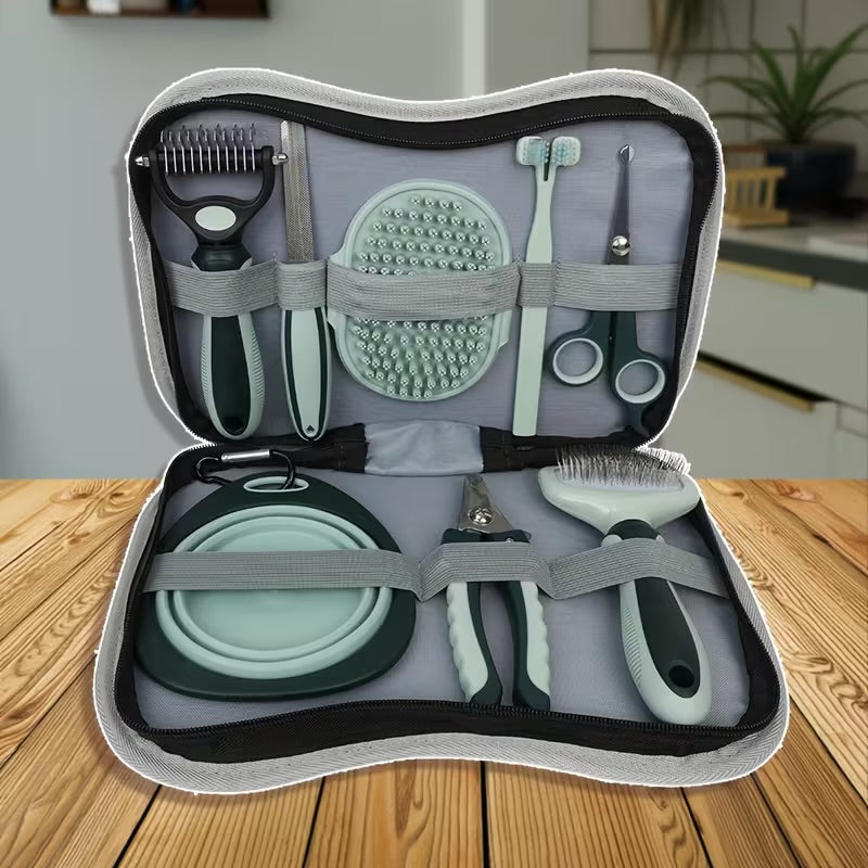 8-In-1 Professional Pet Grooming Kit