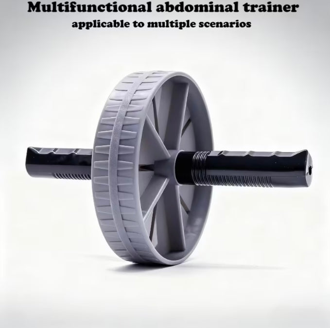 Ab Roller - an Efficient Fitness Tool in Stylish Gray
