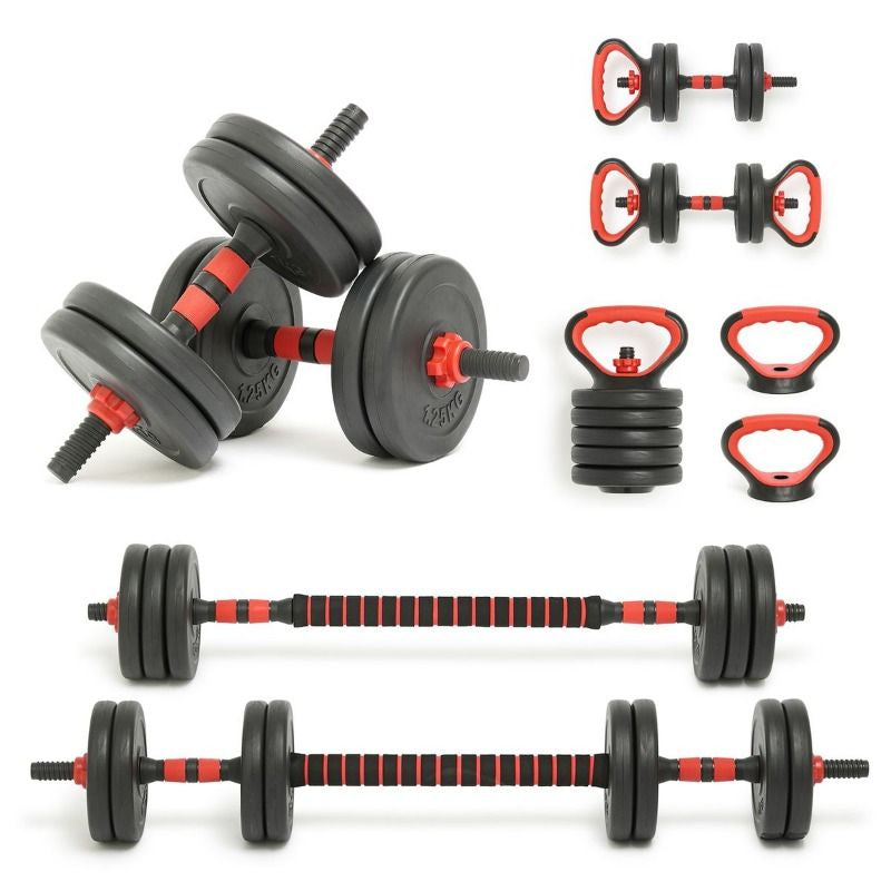 LocalGetUp 4-in-1 Adjustable Weight Set Barbell