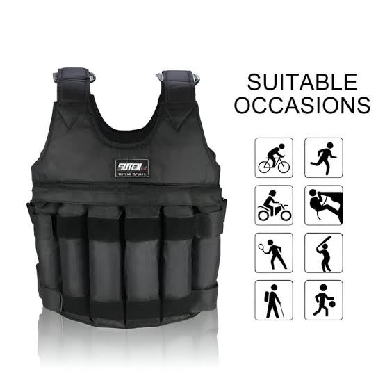 Adjustable Weighted Vest with Weights