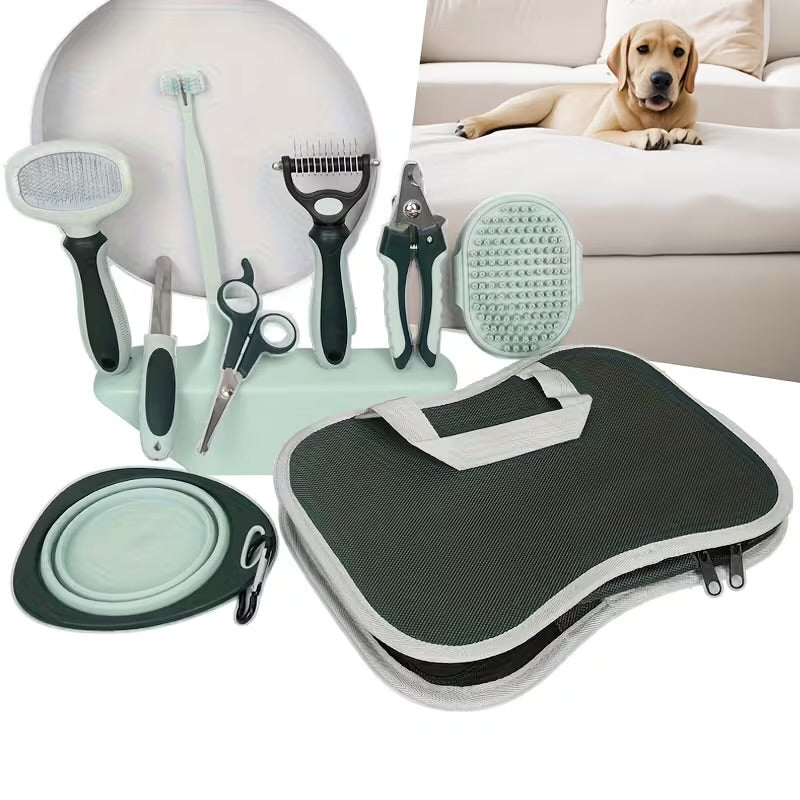 8-In-1 Professional Pet Grooming Kit