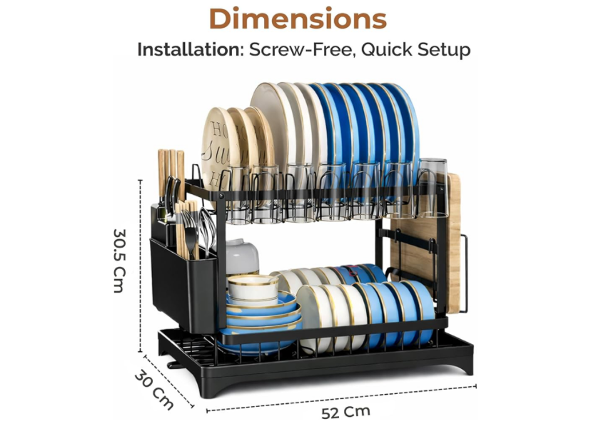 Kitchen Dish Drying Rack