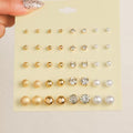 Stud Earring Set 20 Pairs