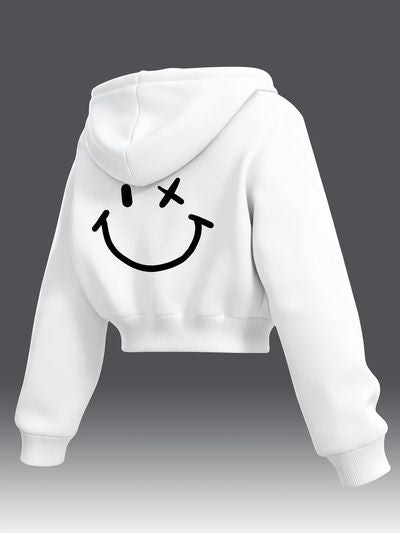 Women's Cropped Hooded Sweatshirt