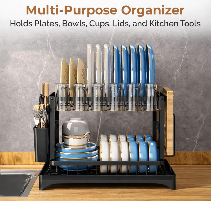 Kitchen Dish Drying Rack