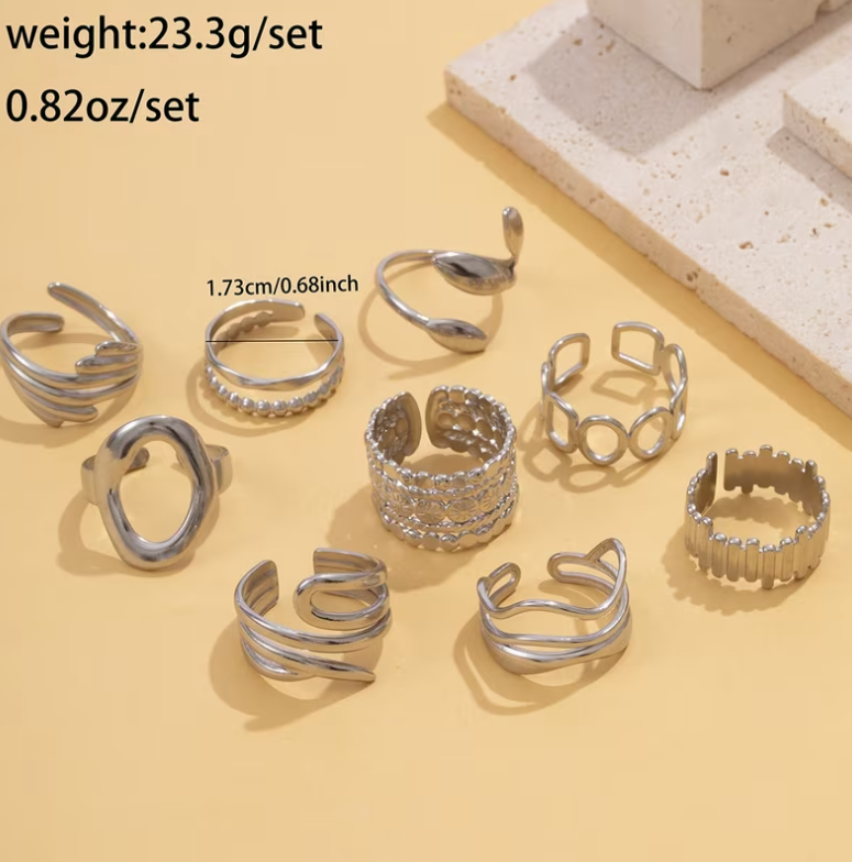 Minimalist Ring Stack Set