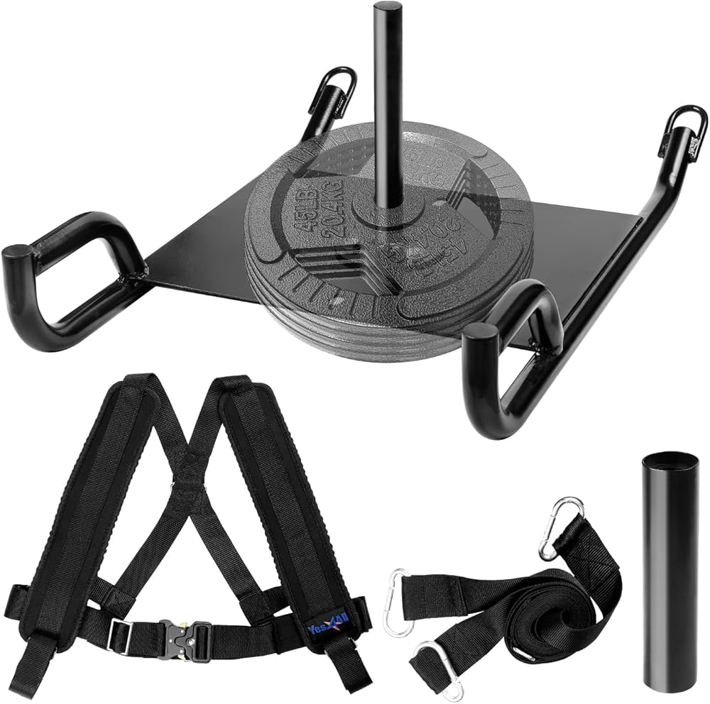 Local Weighted Training Pull Sled with Vest
