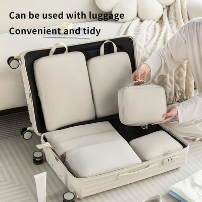6pcs Compression Packaging Cube - Durable Polyester