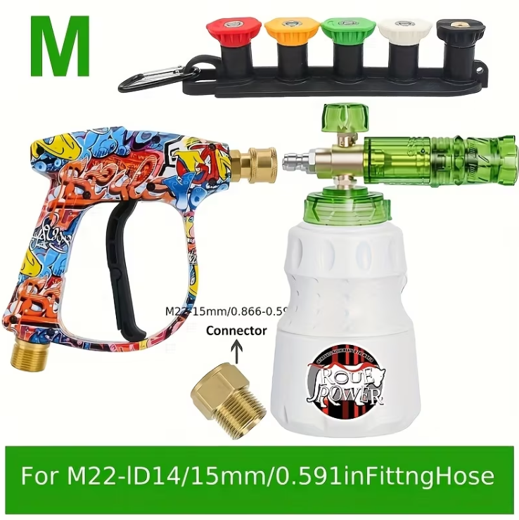 High-Pressure Washer Spray Gun Kit