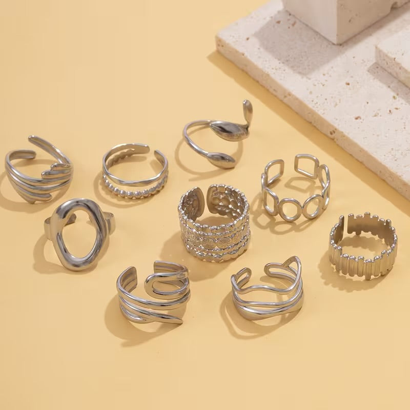 Minimalist Ring Stack Set