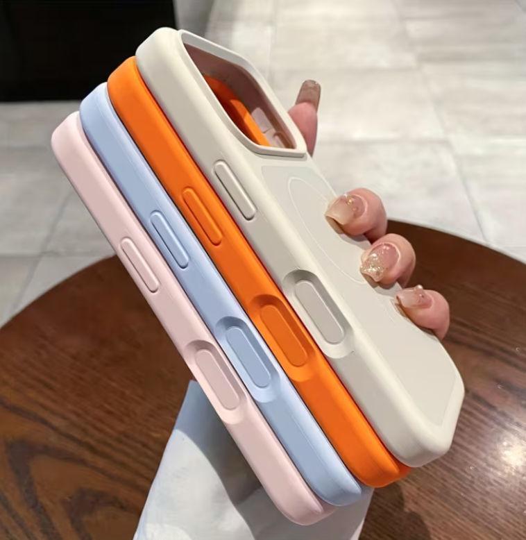 Luxury Magnetic Double Color Phone Case Compatible