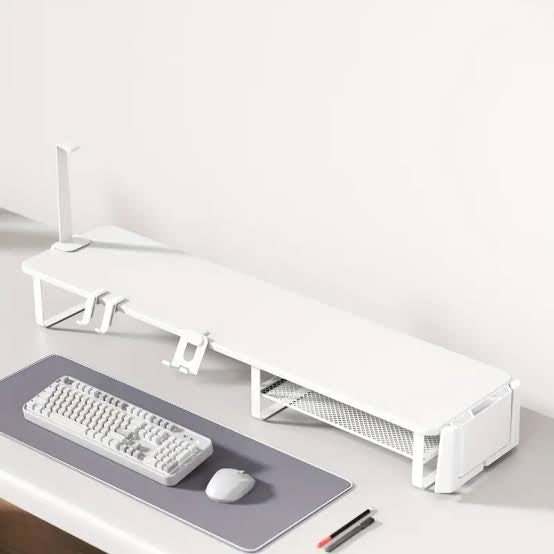 Multifunctional Monitor Stand Riser with Headset Holder