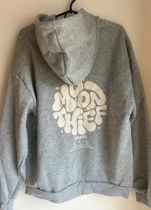 Men's Top Fashion Print Hooded Fleece Sweatshirt
