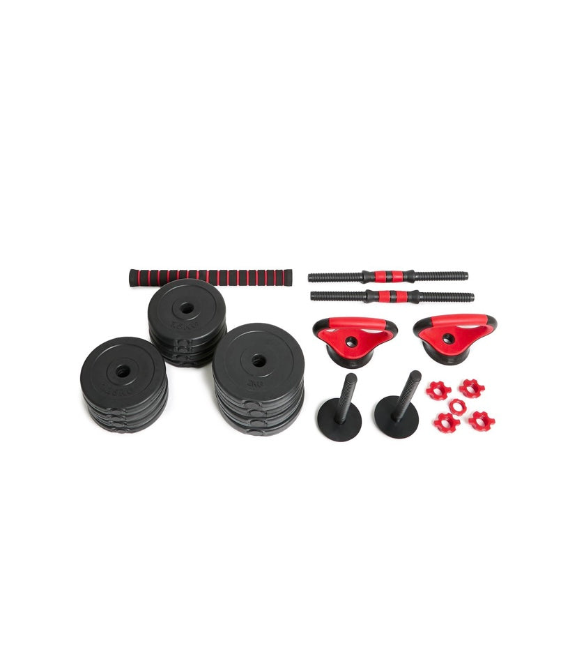 LocalGetUp 4-in-1 Adjustable Weight Set Barbell