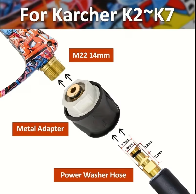 High-Pressure Washer Spray Gun Kit