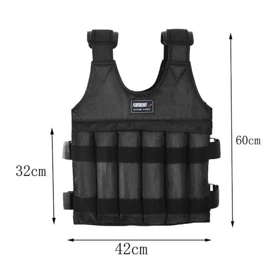 Adjustable Weighted Vest with Weights